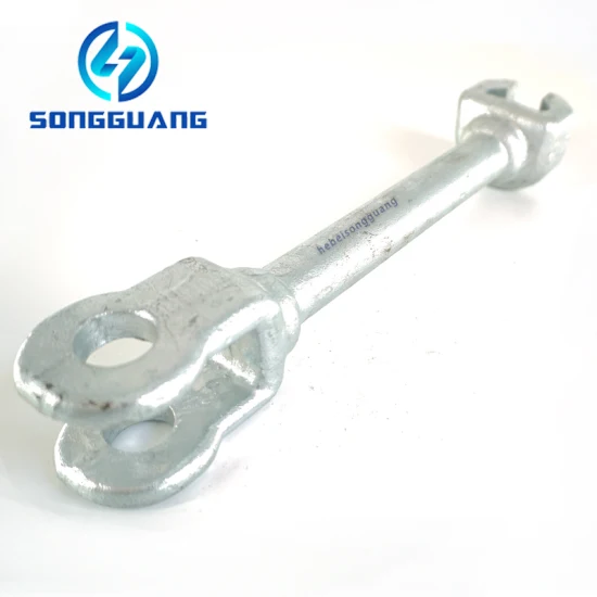 Forged Steel Galvanized 70kN Socket Eye Socket Tongue Socket Clevis Electric Power Fittings